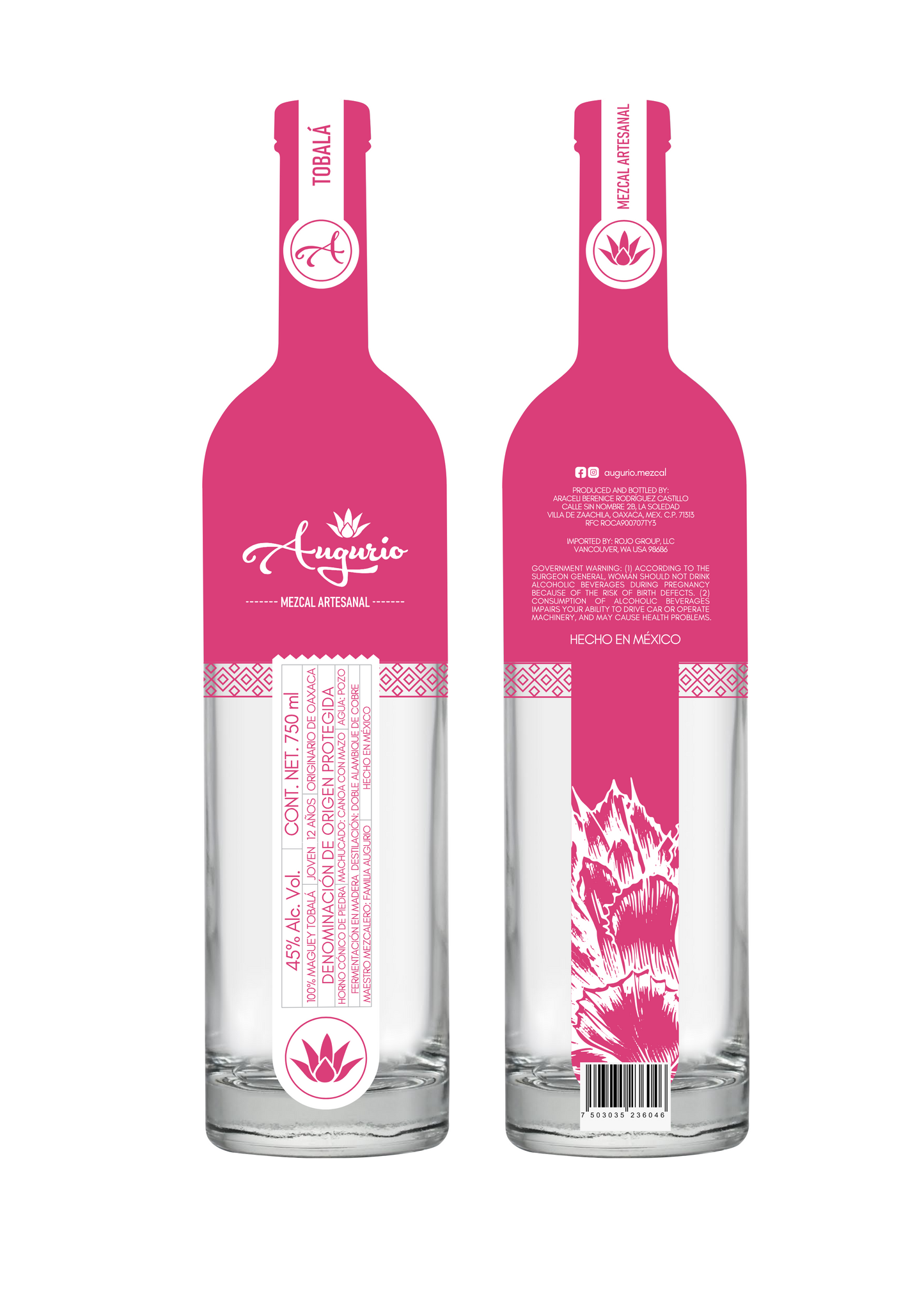 Augurio Tobalá 45º