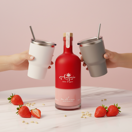 Pack San Valentín - Crema Beso Oaxaqueño + 2 Termos de Regalo